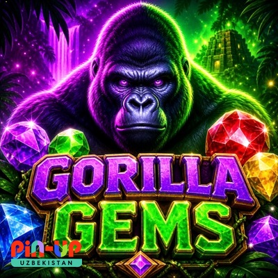 Onlayn kazino o‘yini «Gorilla Gems» — muqova